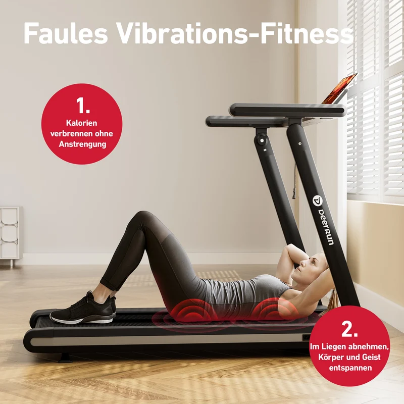 DeerRun X20 Profi-Laufband mit 15% Automatischer Steigung - 18 km/h