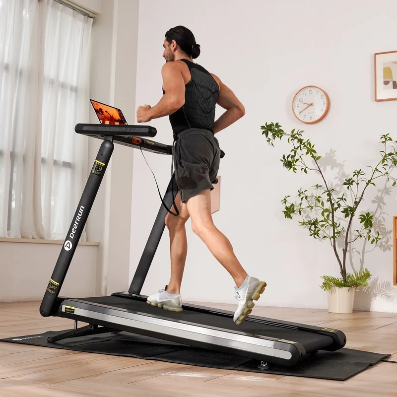 DeerRun X20 Profi-Laufband mit 15% Automatischer Steigung - 18 km/h