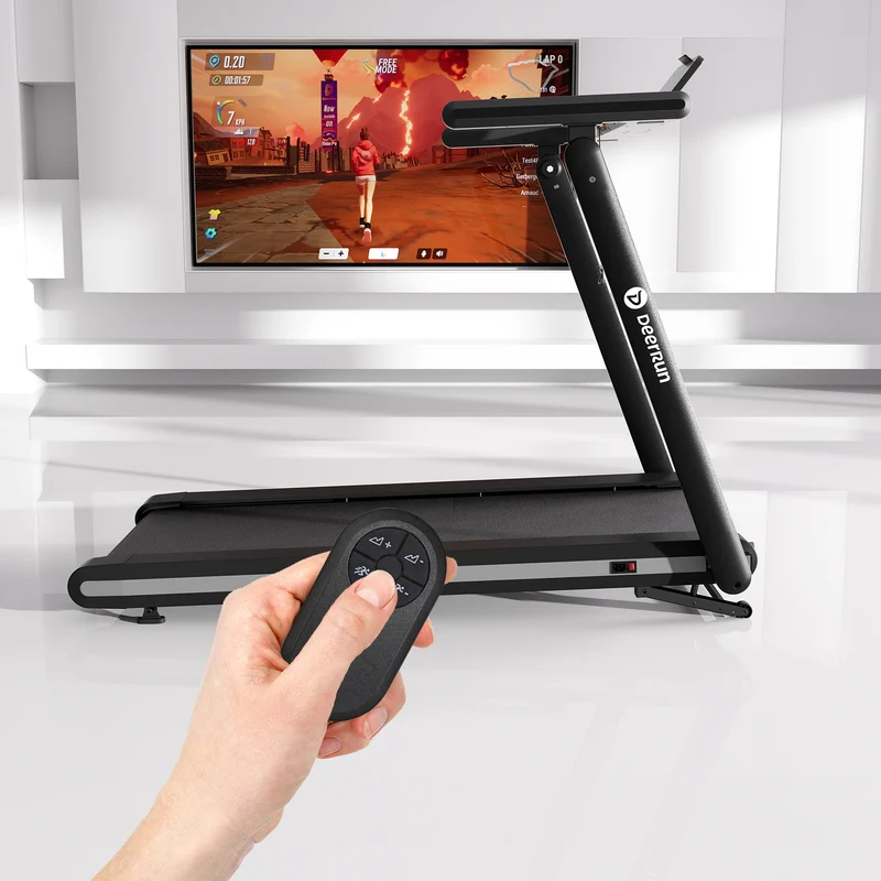 DeerRun X20 Profi-Laufband mit 15% Automatischer Steigung - 18 km/h