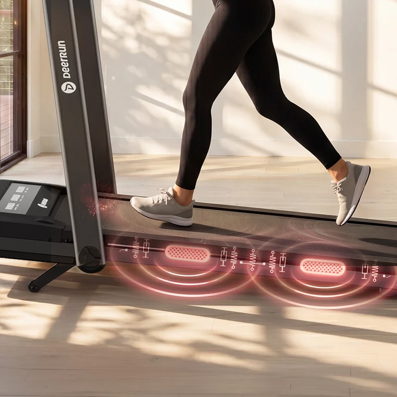 DeerRun Z10 Pro Muse 2-in-1 Klappbares Laufband mit 12% Auto-Steigung