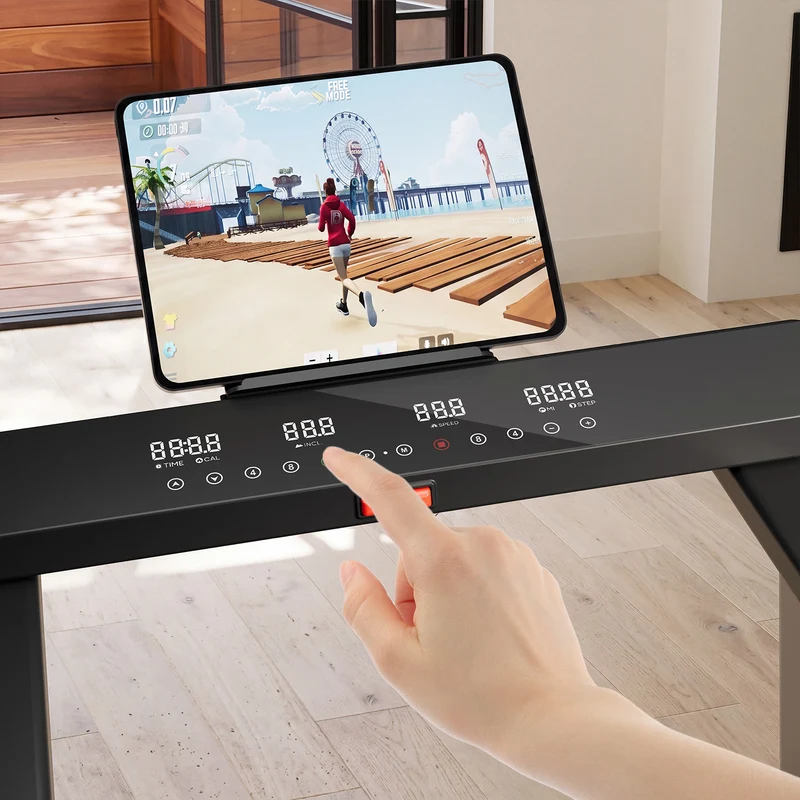 DeerRun Z10 Pro Muse 2-in-1 Klappbares Laufband mit 12% Auto-Steigung