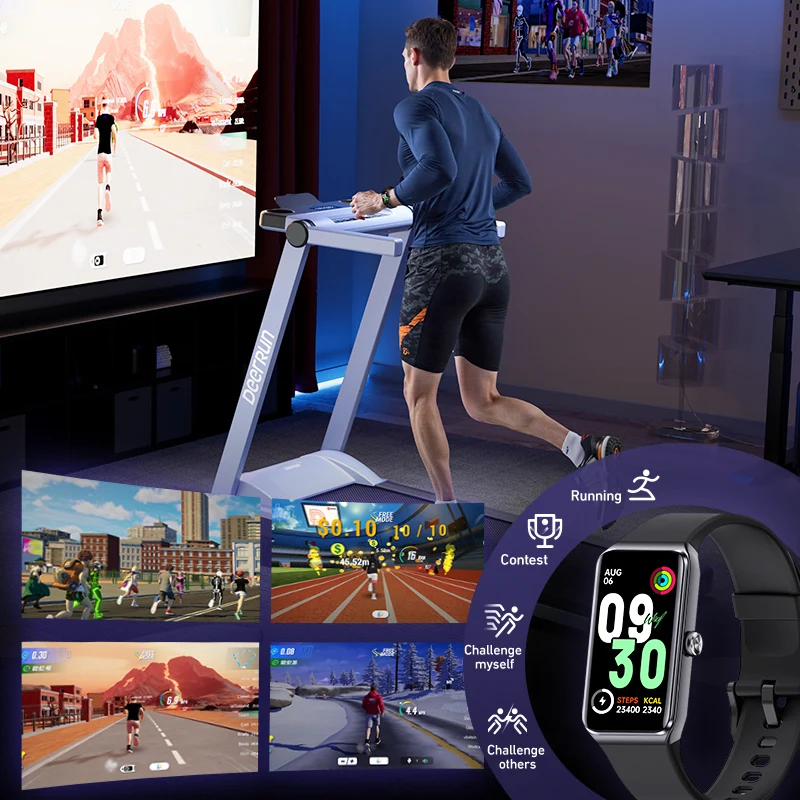 DeerRun® Fitness-Smartwatch: Mit der PitPat-App synchronisieren & Workouts aufzeichnen