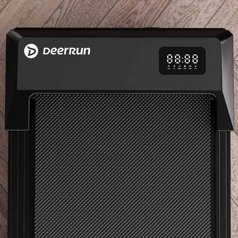 DeerRun Q2 Urban Plus Walking Pad mit 7% Steigung & platzsparendes, 1-6 km/h
