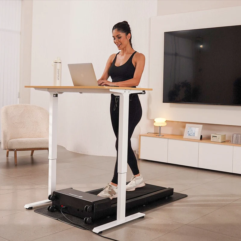 DeerRun Z20 Ultra‑Kompaktes, faltbares Laufband mit Gehmatte, für Büro und Zuhause,136 kg