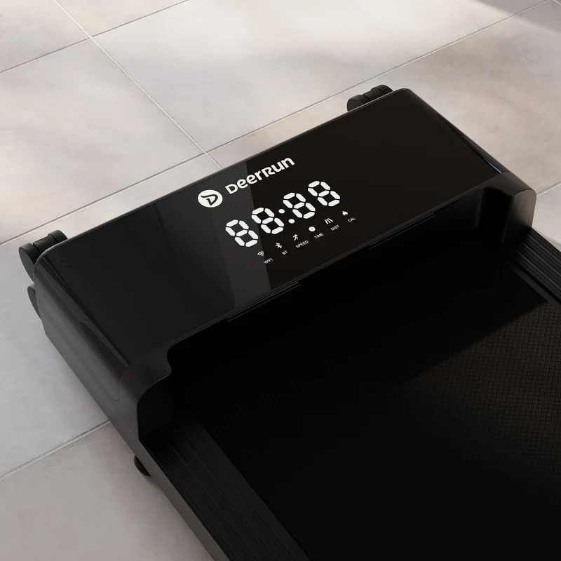 DeerRun Z20 Ultra‑Kompaktes, faltbares Laufband mit Gehmatte, für Büro und Zuhause,136 kg
