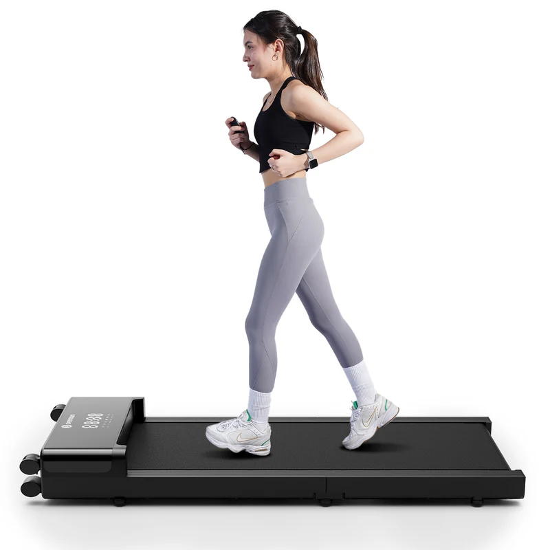 DeerRun Z20 Ultra‑Kompaktes, faltbares Laufband mit Gehmatte, für Büro und Zuhause,136 kg