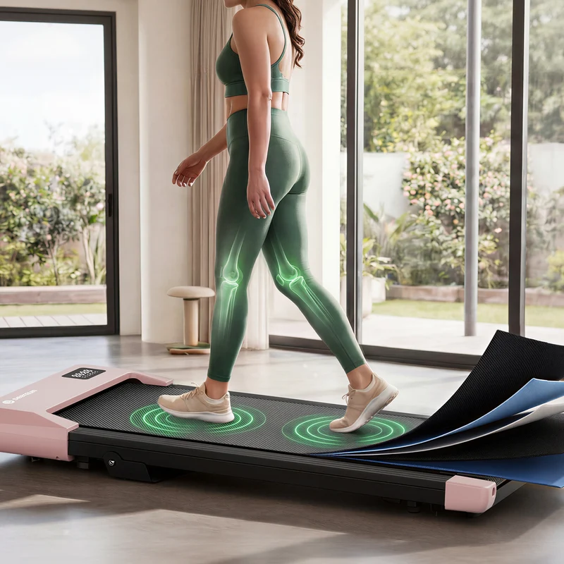 DeerRun Q2 Urban Walking Pad mit Steigung & Fernbedienung – 1–6 km/h