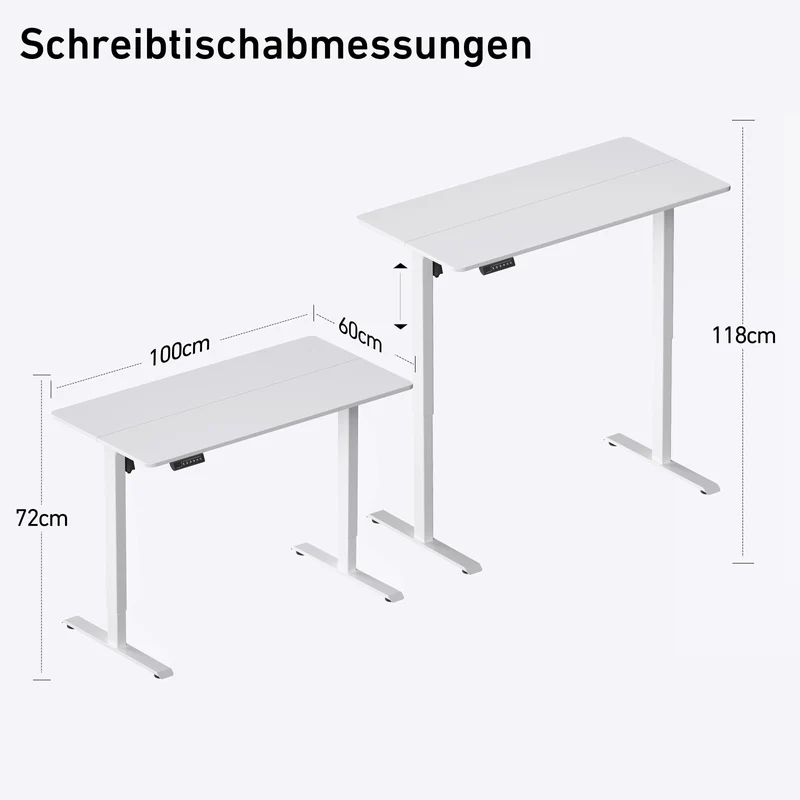 DeerRun® Elektrisch Höhenverstellbarer Schreibtisch