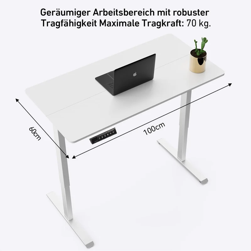 DeerRun® Elektrisch Höhenverstellbarer Schreibtisch
