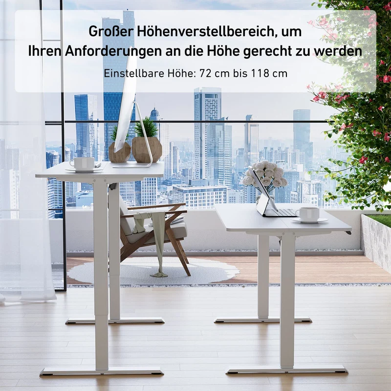 DeerRun® Elektrisch Höhenverstellbarer Schreibtisch