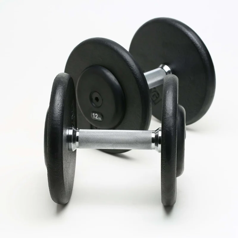 CHD Guss-Kompakthanteln - bis 72 kg in 2 kg-Steigung