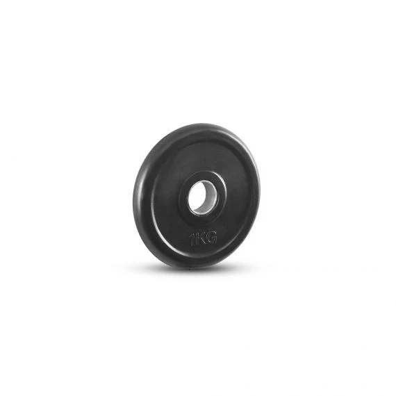 Hantelscheiben Gummi 30 mm - schwarz - 0,5 bis 20 kg