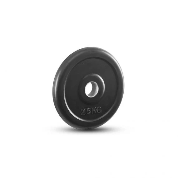 Hantelscheiben Gummi 30 mm - schwarz - 0,5 bis 20 kg
