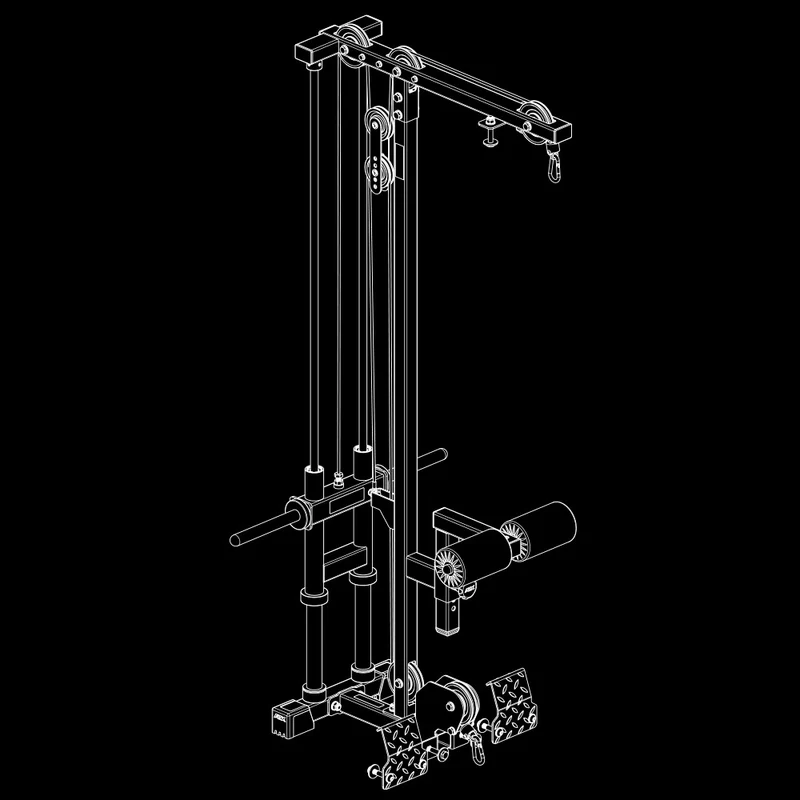 ATX® Latzug Optionen LTO-II -Plate Load - für Power Rack PRX-510/520
