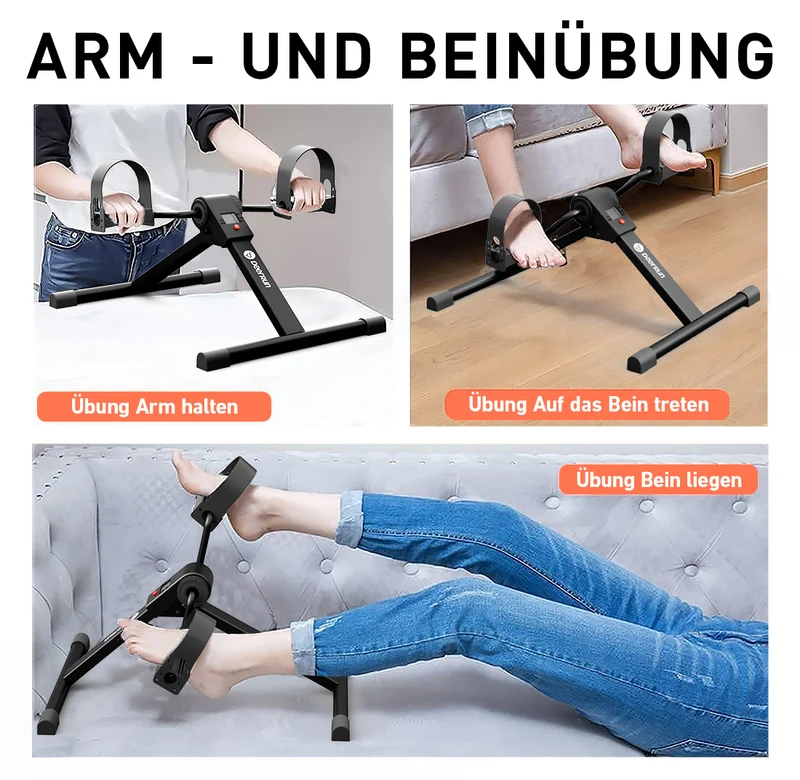 Deerrun® Pedaltrainer,Beintrainer für Zuhause