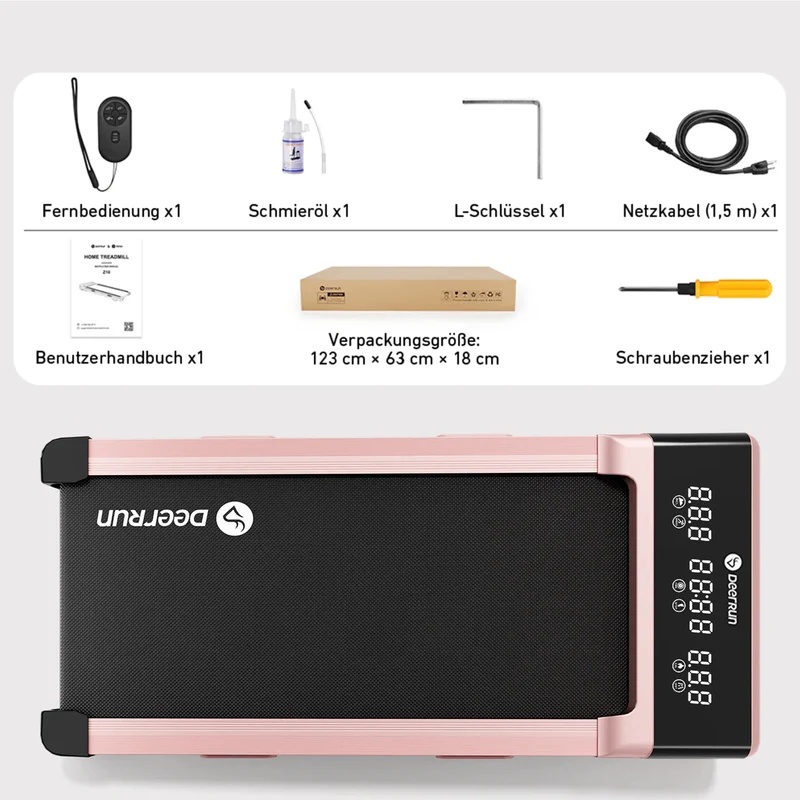 DeerRun Z10 Intelligentes Walking-Laufband mit 12% automatische - 1- 6 km/h