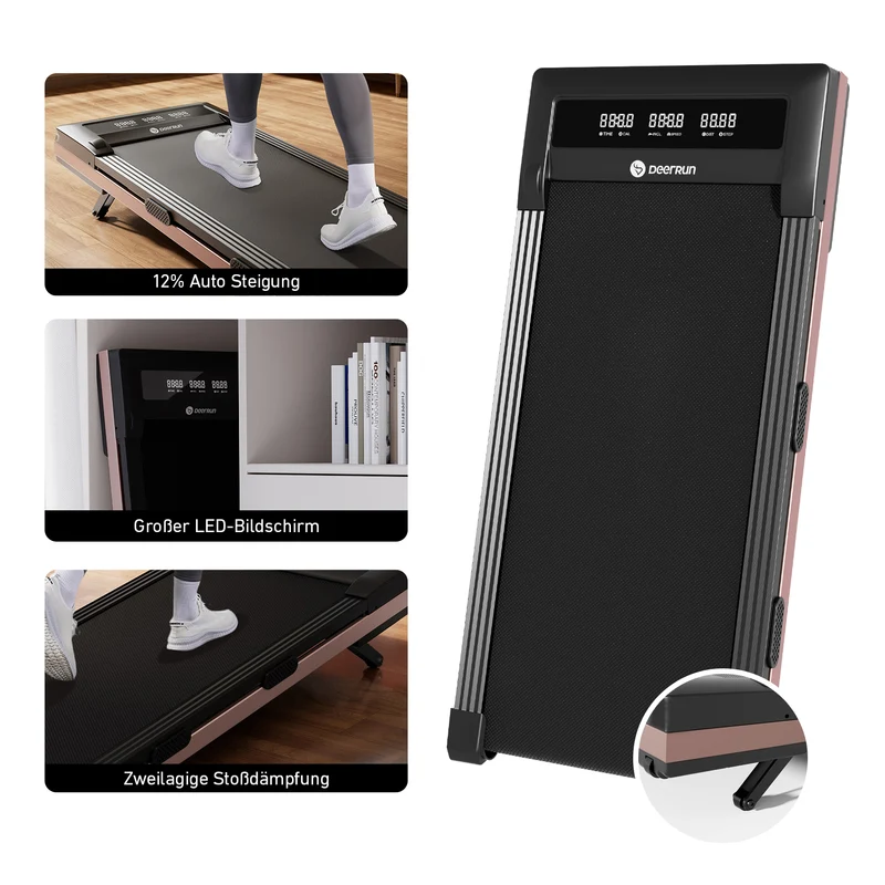 DeerRun Z10 Intelligentes Walking-Laufband mit 12% automatische - 1- 6 km/h