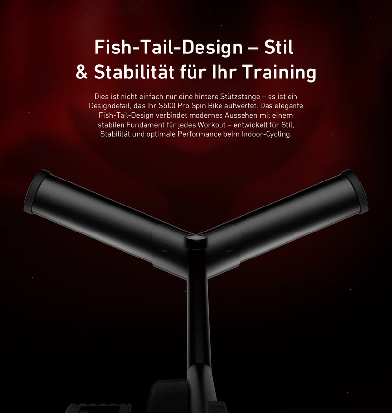 DeerRun S500 Pro Heimtrainer Fahrrad mit 32 magnetischen Widerstandsstufen & LED-Display