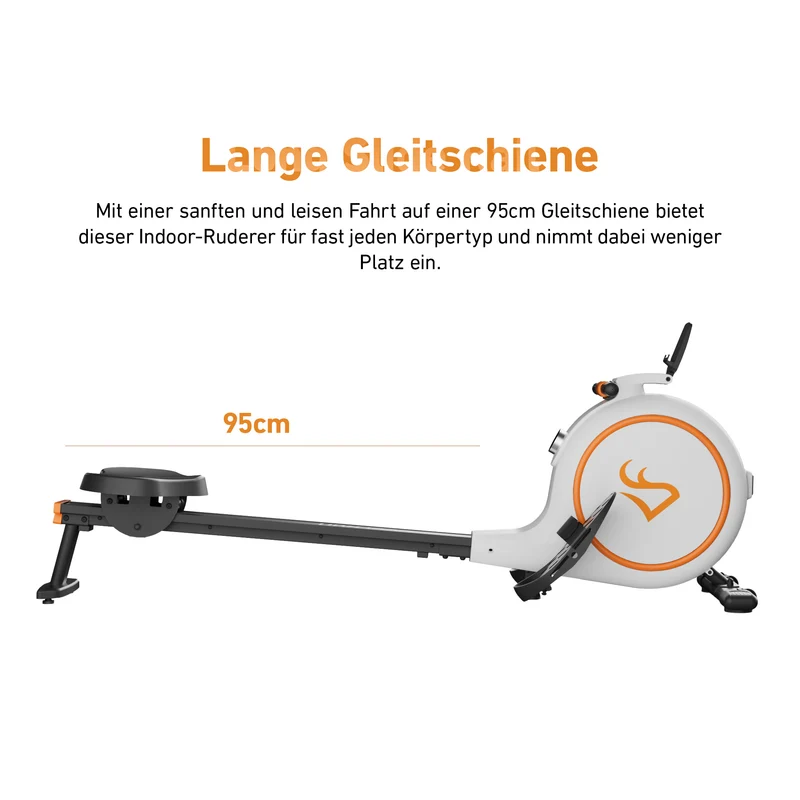 DeerRun RW600 Smart-Rudergerät mit einstellbarem 32-stufige Magnetwiderstand