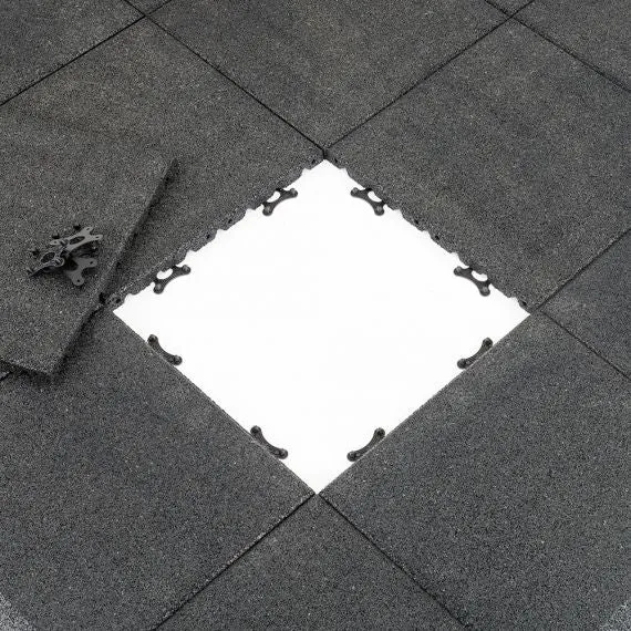 Gymfloor® - Granulat Schutzplatten 500 x 500 x 30 mm