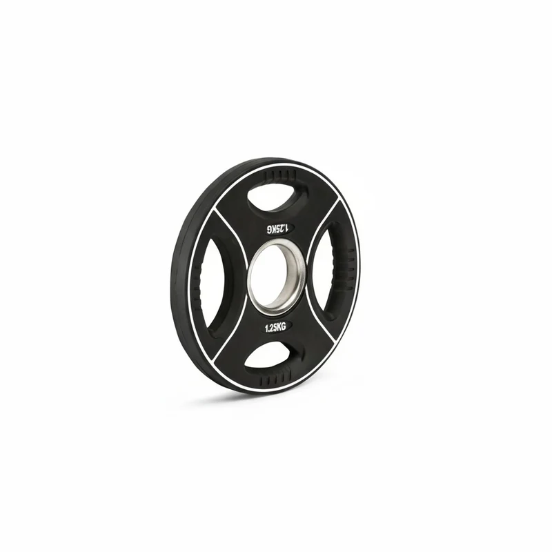 Vorteilspaket Polyurethan 4-Grip Hantelscheiben 50 mm – 125 kg SW