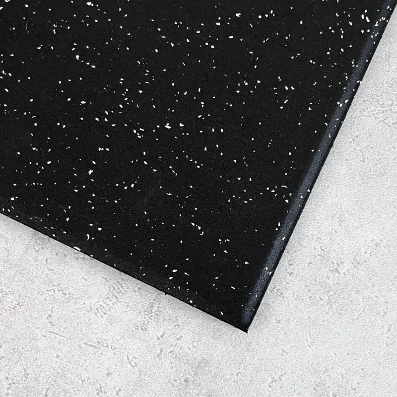 Bodenschutzmatte Stardust 5% EPDM Overlayer 1000 x 1000 x 15 & 20 mm