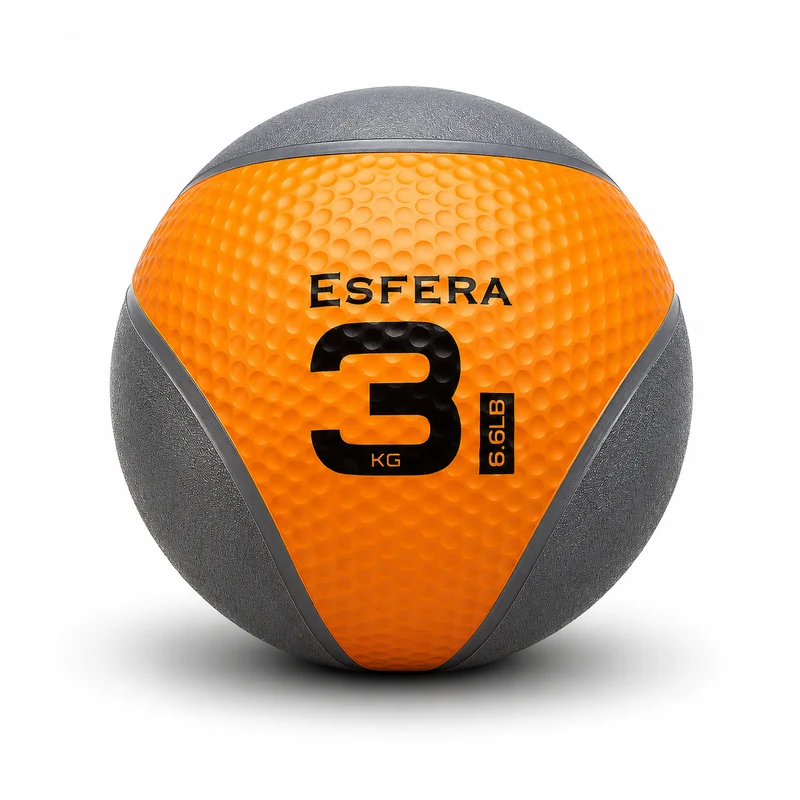 Medizinball aus Gummi – 1 bis 10 kg