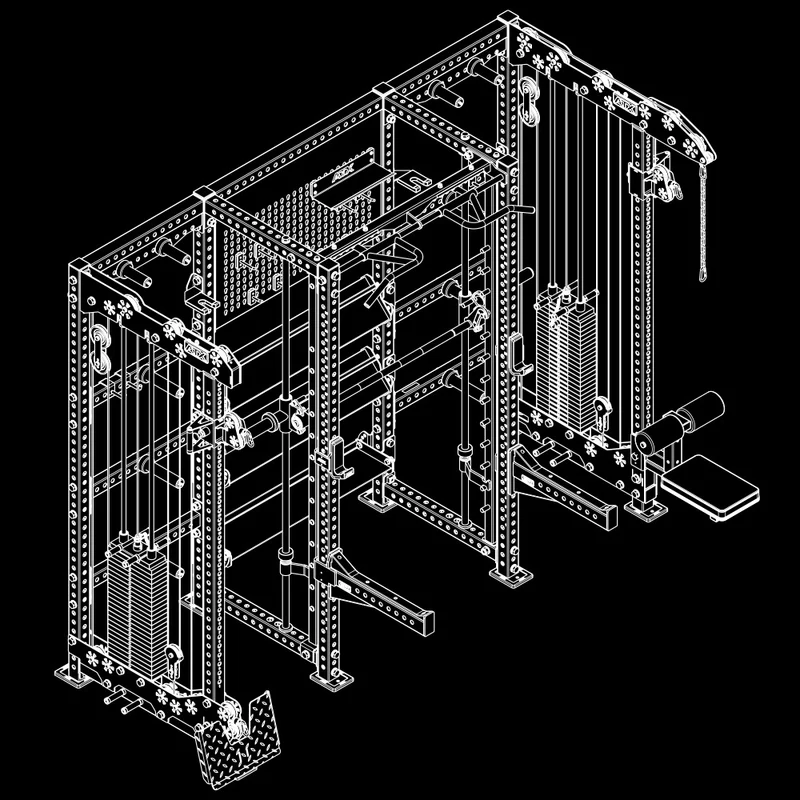 ATX® Querträger-Set inkl. Multipresse-Option für The Wall V1 (ATX-MCR-780)