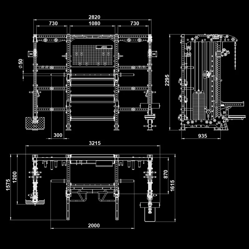 ATX® Querträger-Set inkl. Multipresse-Option für The Wall V1 (ATX-MCR-780)
