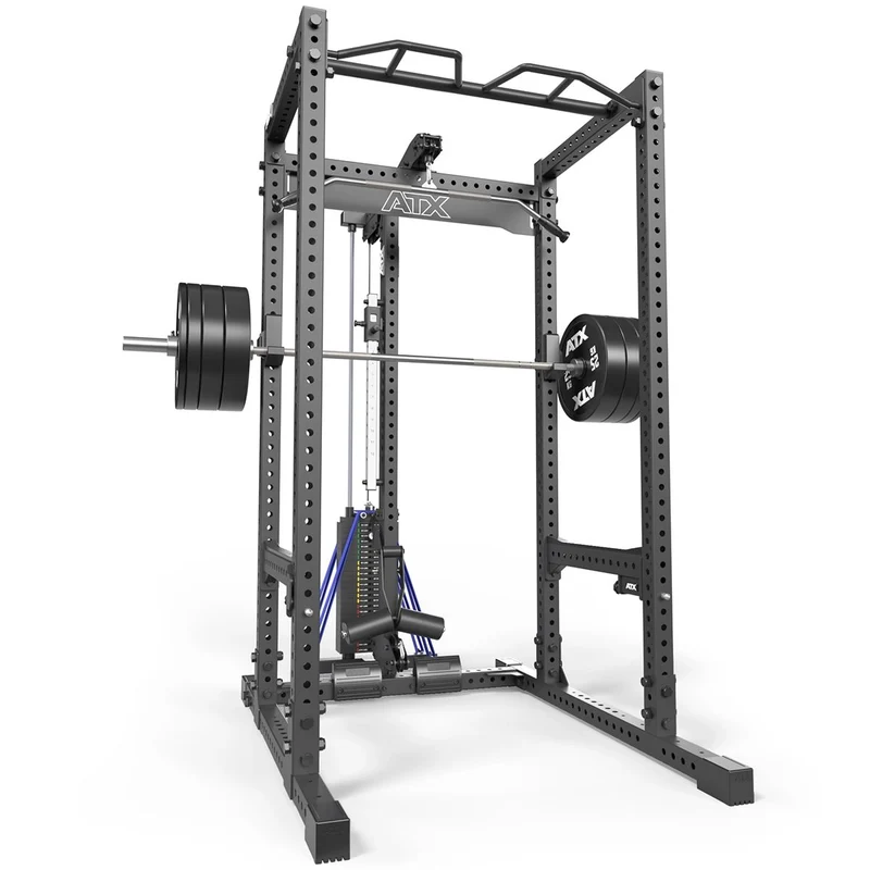 ATX® Power Rack PRX-780 mit Latzug - 125 kg Steckgewichte