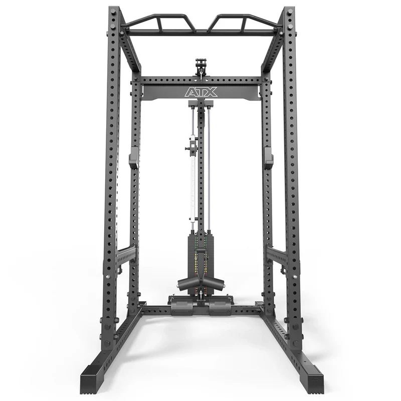 ATX® Power Rack PRX-780 mit Latzug - 125 kg Steckgewichte
