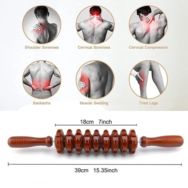 Wooden Exercise Roller