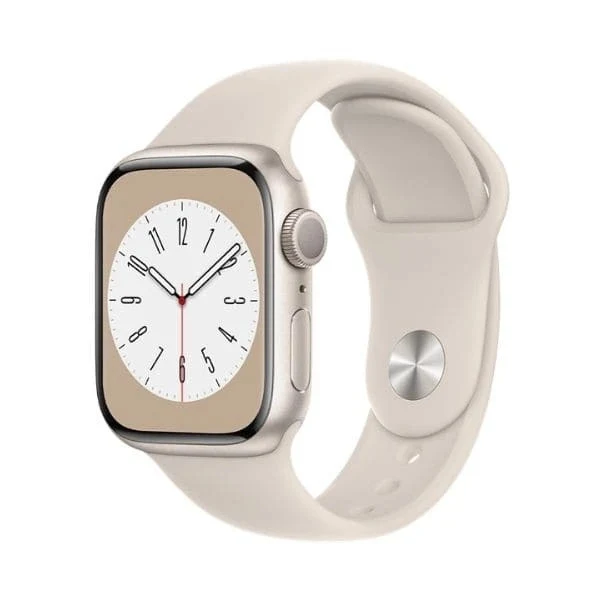 Apple Watch Series 8 GPS + Cellular 45 mm mit Aluminiumgehäuse und LTE.