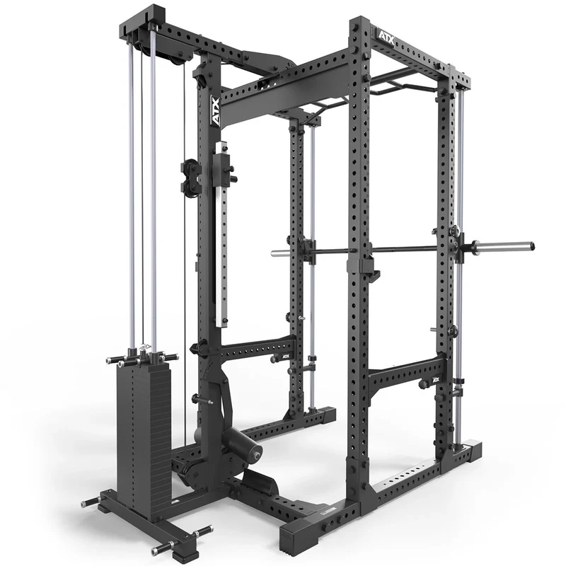 ATX® Power Rack 780 mit Latzug - Steckgewichte & Multipresse