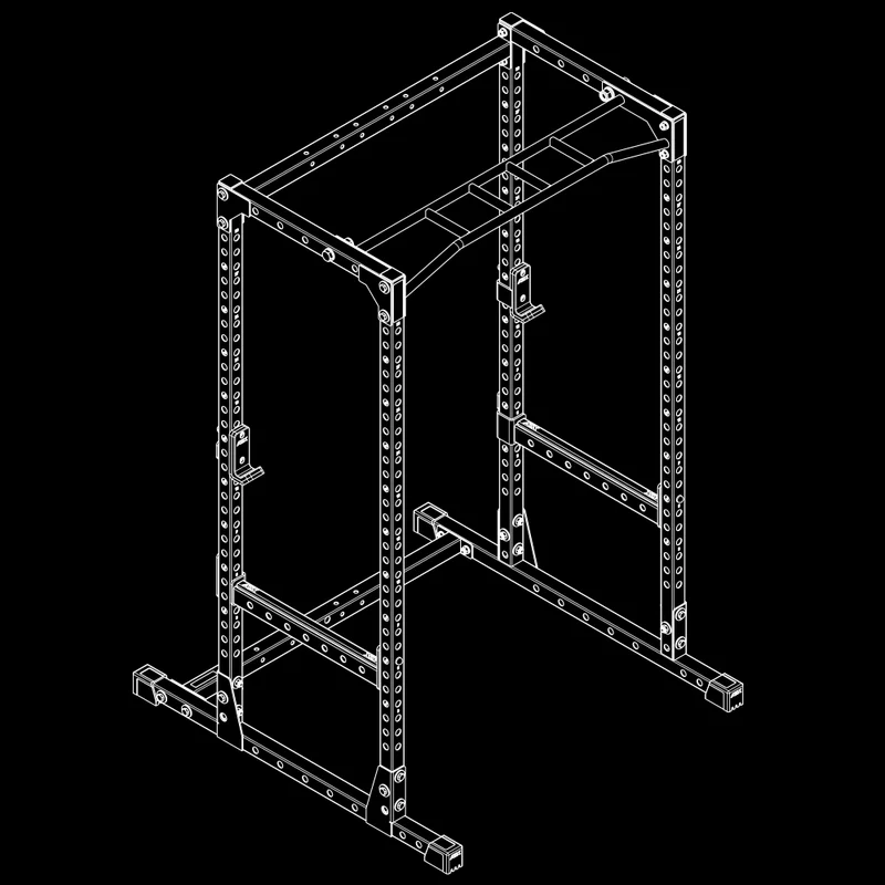 ATX® Power Rack PRX-510 mit Flip Down Spotter - Höhe 195 cm