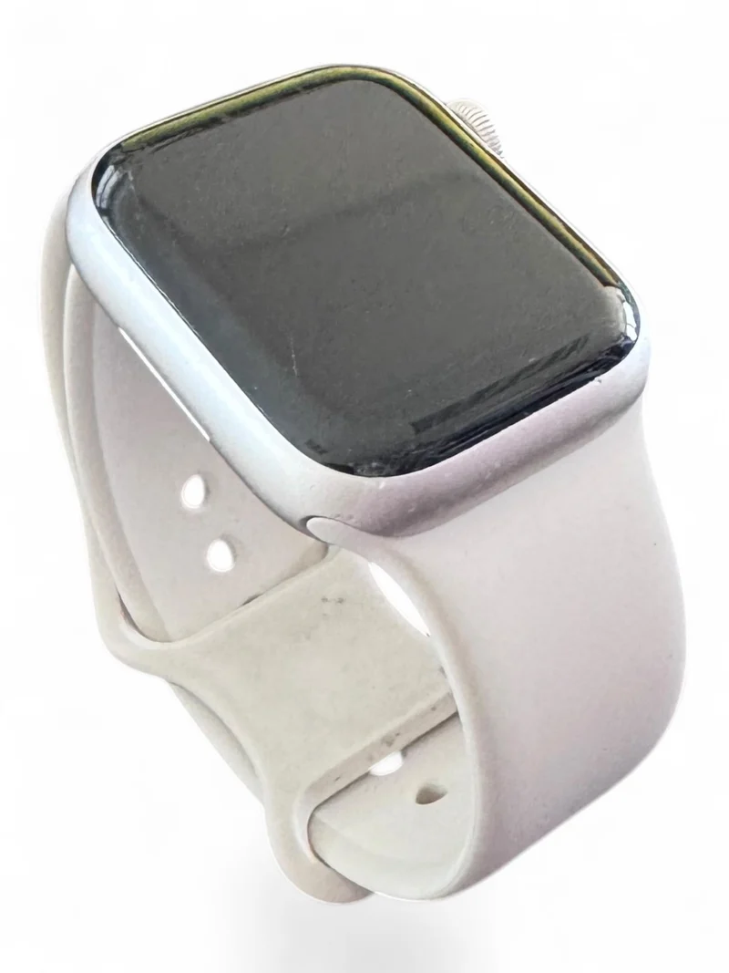 Apple Watch Series 8 GPS 41 mm mit Aluminiumgehäuse und hellem Retina Display.