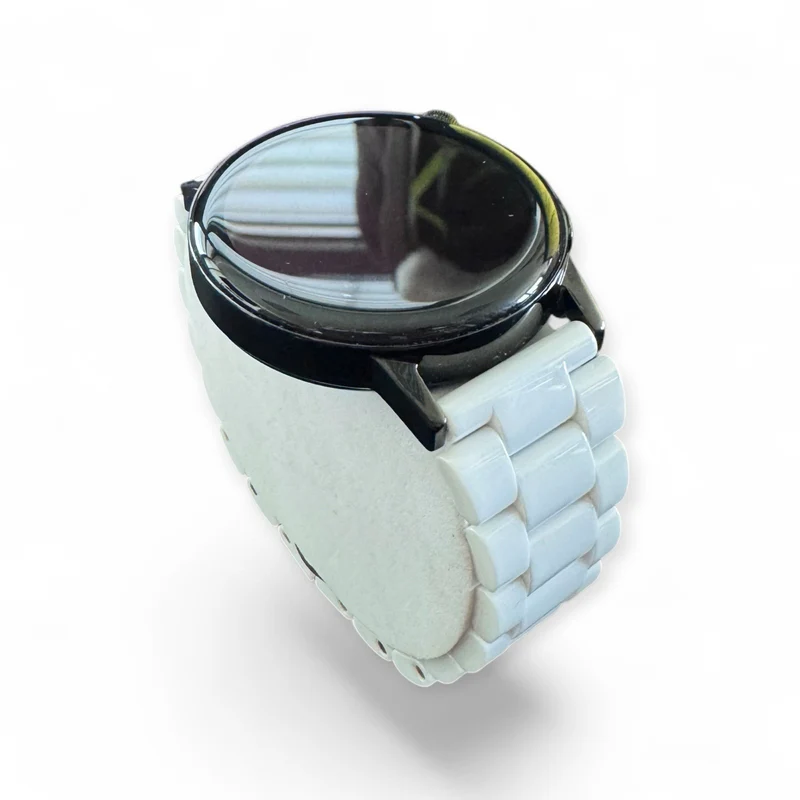 Huawei Watch GT3, 42mm, Edelstahl, Silikonarmband, Schwarz, elegante Smartwatch