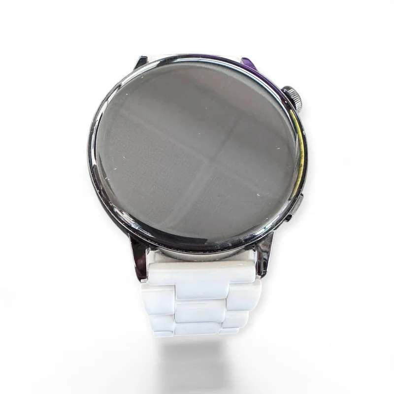 Huawei Watch GT3, 42mm, Edelstahl, Silikonarmband, Schwarz, elegante Smartwatch
