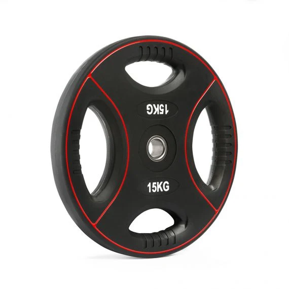 Polyurethan 4-Grip Hantelscheiben 30 mm