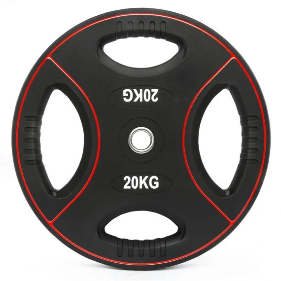 Polyurethan 4-Grip Hantelscheiben 30 mm
