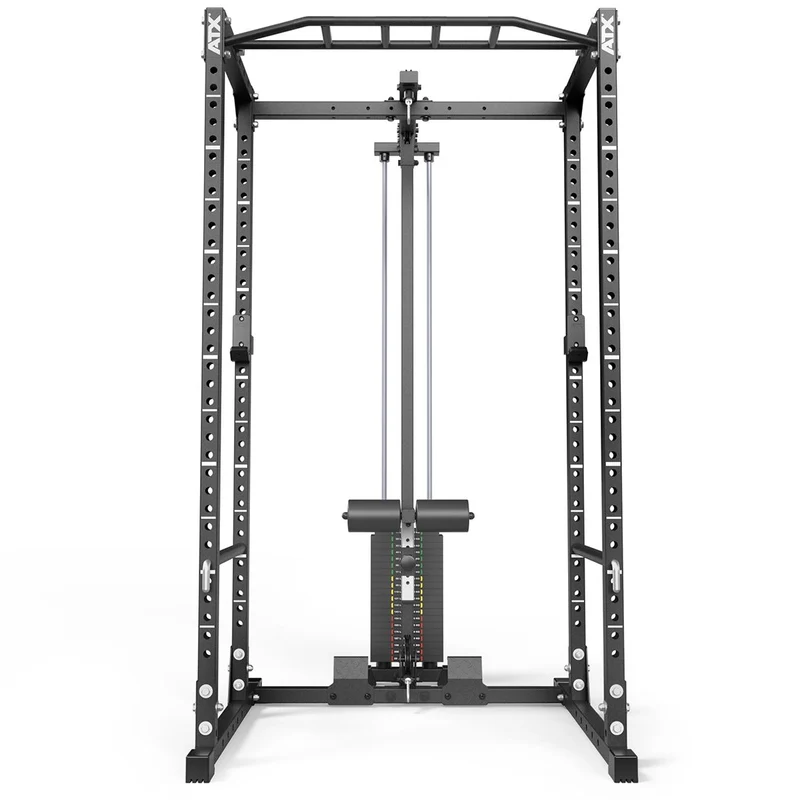 ATX® Power Rack PRX-520-XS mit Latzug 100 kg Steckgewichte - Höhe 215 cm