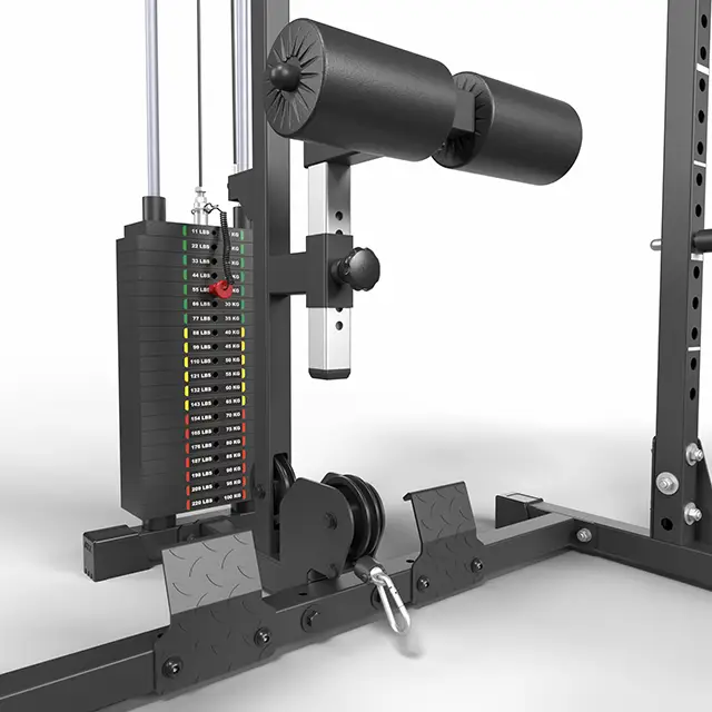 ATX® Power Rack PRX-520-XS mit Latzug 100 kg Steckgewichte - Höhe 215 cm