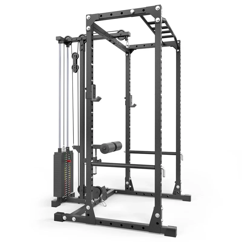 ATX® Power Rack PRX-510-XS mit Latzug 100 kg Steckgewichte - Höhe 198 cm