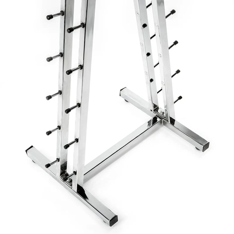 Hantelsatz chrom 1-10 kg inkl. Chromablage