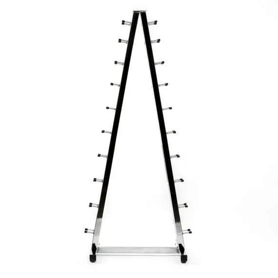 Hantelpyramide chrom für 1 bis 10 kg Hanteln