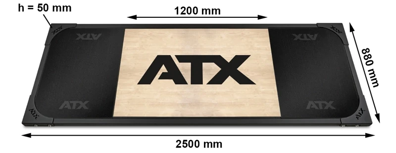 ATX® Deadlift/Kreuzheben - Plattform - Vollgummi