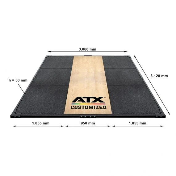 ATX® Weight Lifting Platform 3 x 3 m - Customize