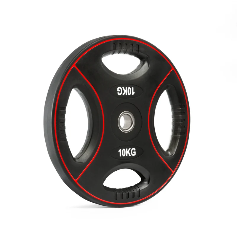 Vorteilspaket Polyurethan 4-Grip Hantelscheiben 30 mm – 125 kg