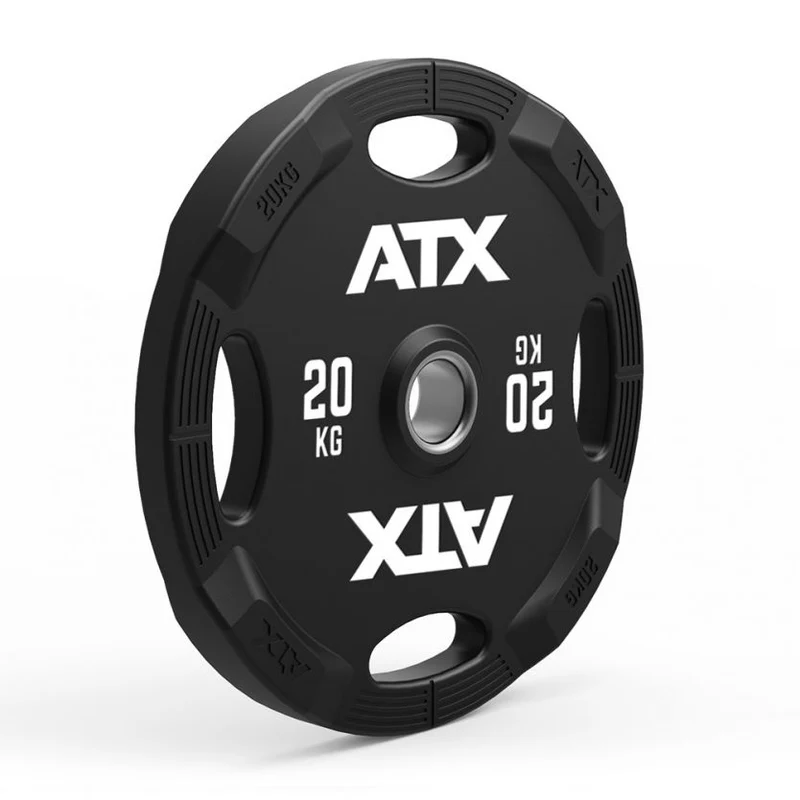 ATX® Polyurethan 4-Grip Hantelscheiben 50 mm - 1,25 bis 25 kg