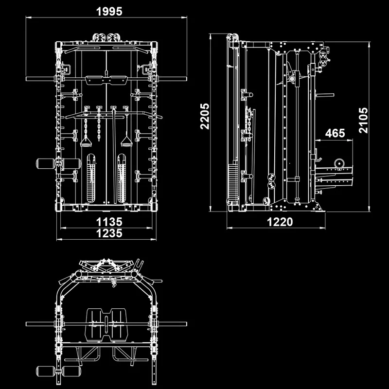 ATX® Multigym GMX 2000 2x90 Steckgewichte